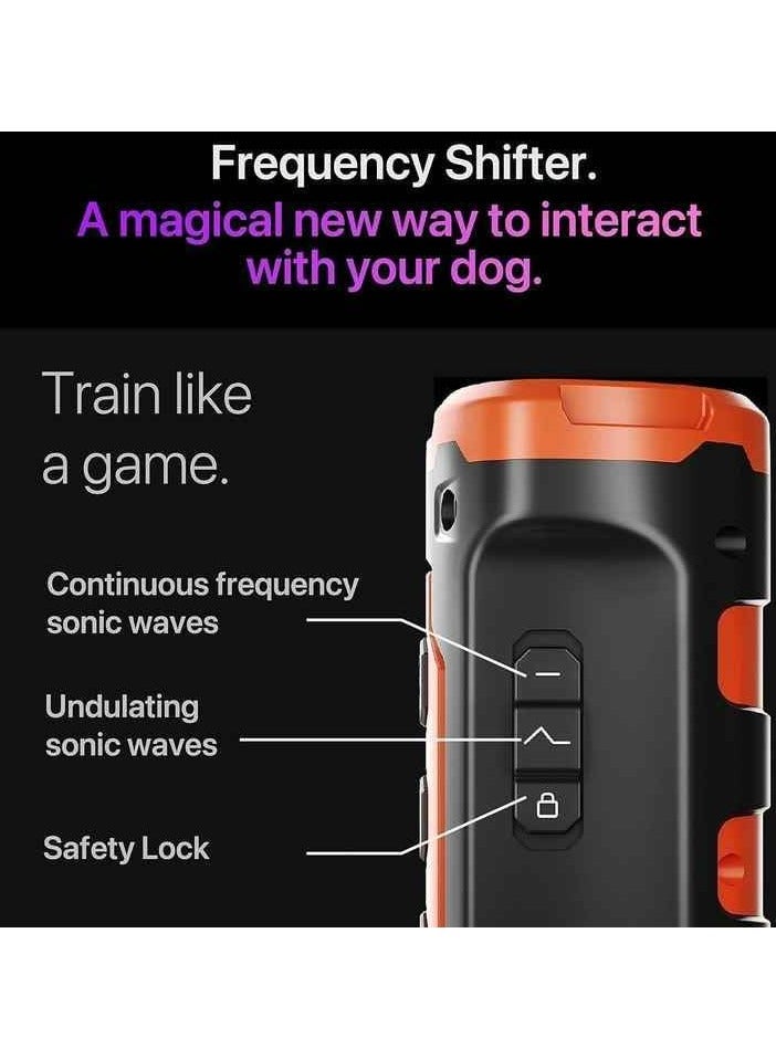 Highdas Dog Bark Deterrent Device Stops Bad Behavior | No need yell or swat, Just point to a dog (own or neighbor's) Hit the button | Long-range ultrasonic, Alternative to painful dog shock collar - Image 4