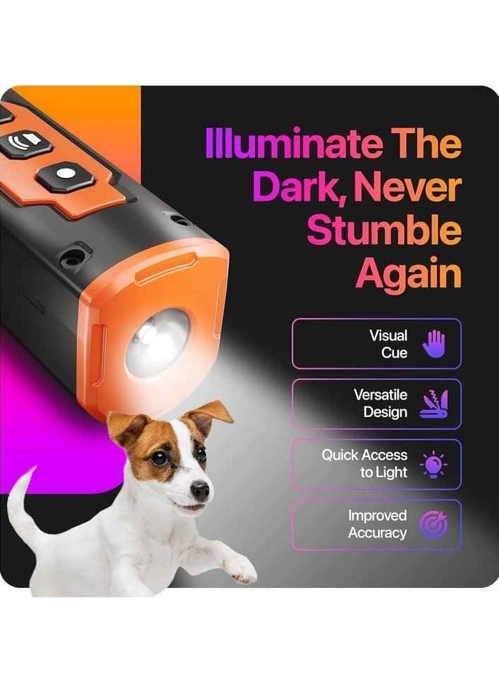 Highdas Dog Bark Deterrent Device Stops Bad Behavior | No need yell or swat, Just point to a dog (own or neighbor's) Hit the button | Long-range ultrasonic, Alternative to painful dog shock collar - Image 2