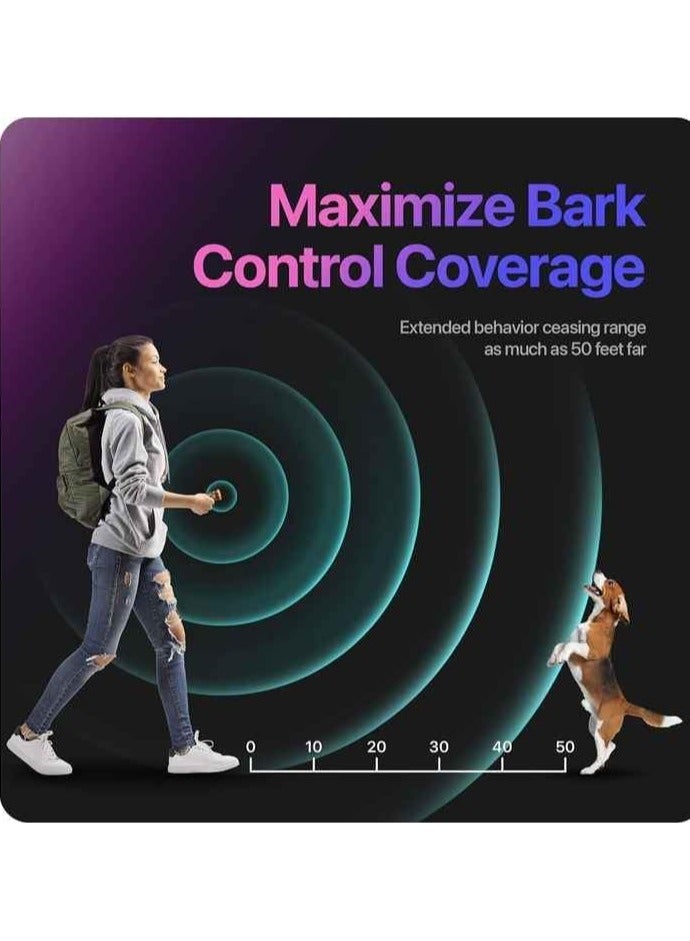 Highdas Dog Bark Deterrent Device Stops Bad Behavior | No need yell or swat, Just point to a dog (own or neighbor's) Hit the button | Long-range ultrasonic, Alternative to painful dog shock collar - Image 5