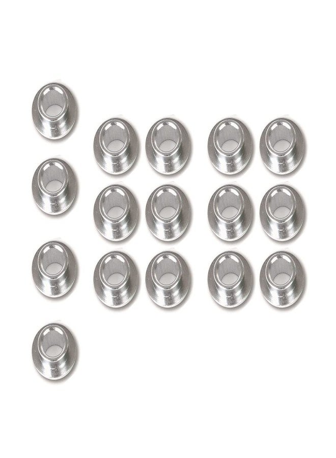 SzBlaZe 32 Pieces Aluminum Durable Bushing Bearing Spacers for Inline Skates, Roller Skates, Skateboards, Longboards for 8mm Screws (Silver) - Image 3