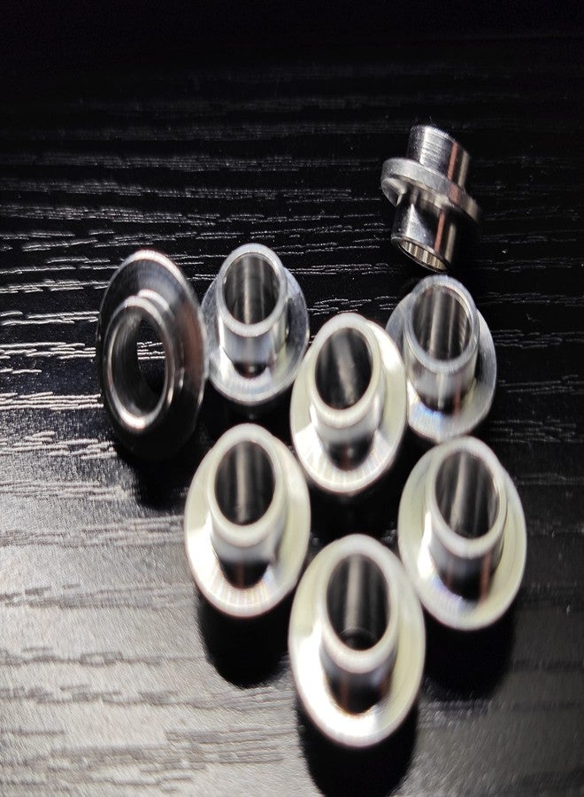 SzBlaZe 32 Pieces Aluminum Durable Bushing Bearing Spacers for Inline Skates, Roller Skates, Skateboards, Longboards for 8mm Screws (Silver) - Image 4