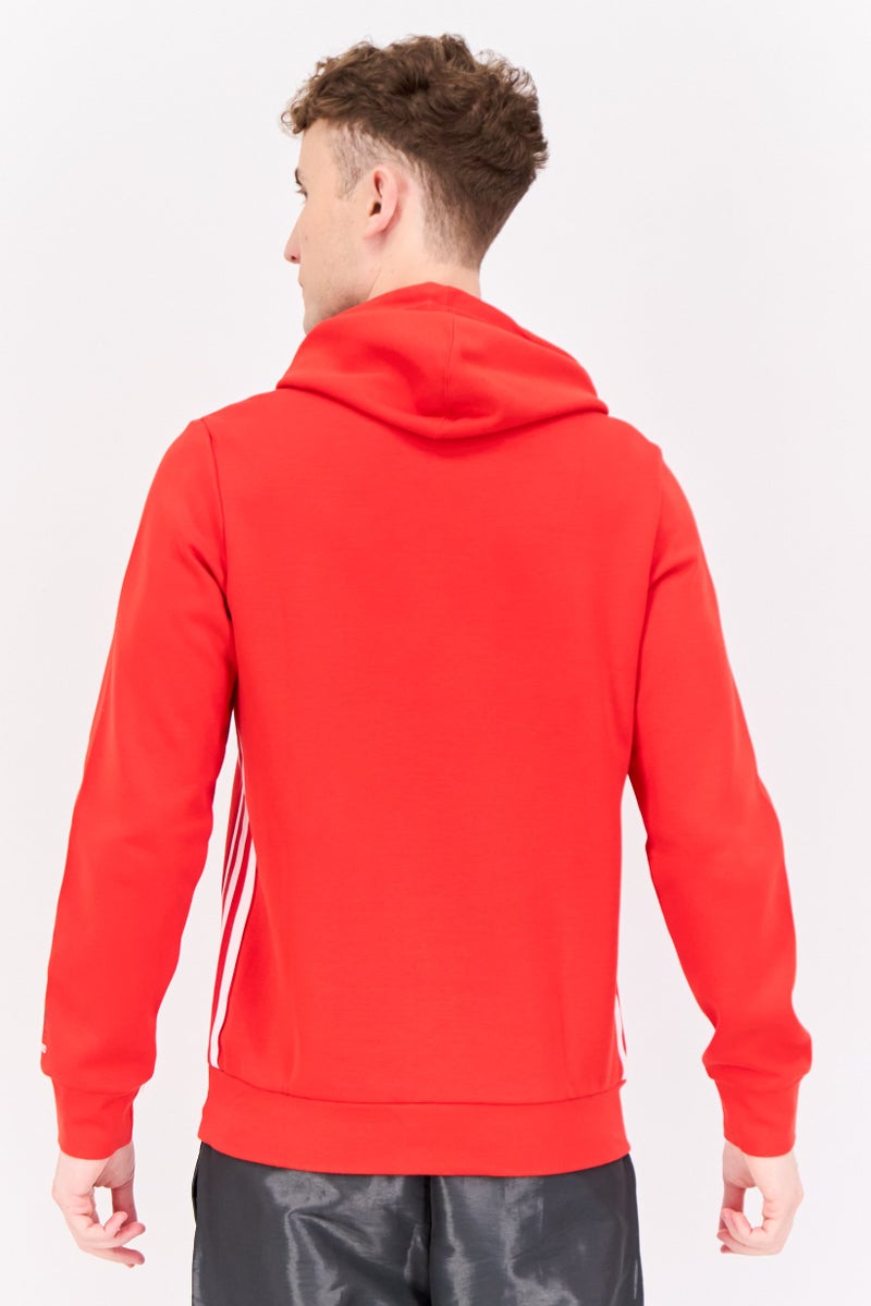 Adidas Men Sportswear Fit Long Sleeves Outdoor Sweatshirt, Red - Image 4