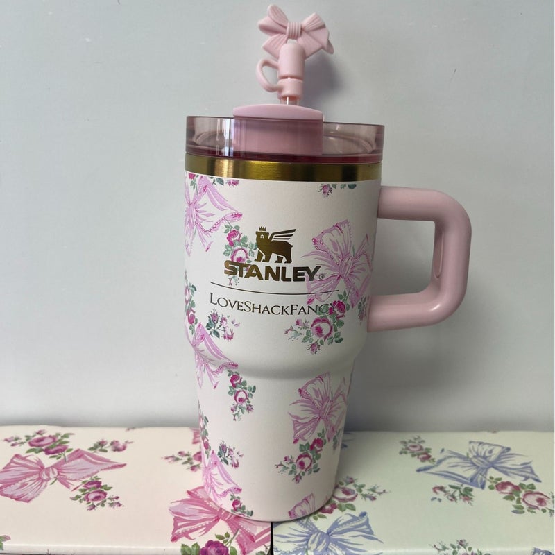 STANLEY Insulated water bottle, ice-keeping cup, giant car cup, 304 stainless steel straw cup - Image 1