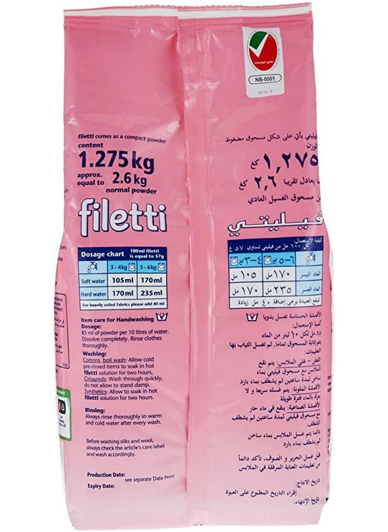 filetti - Sensitive Family Laundry Detergent Powder - 1.275kg - Image 1