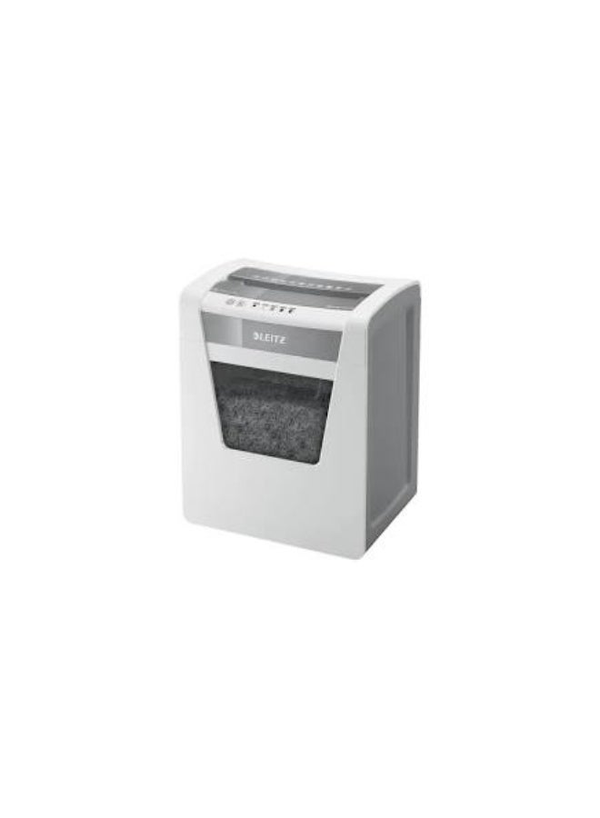 Leitz IQ Office Cross-Cut Paper Shredder P4, 15-Sheet Capacity, 23L Waste Bin, Anti-Jam & Ultra-Quiet Operation, White - 80030000 - Image 2