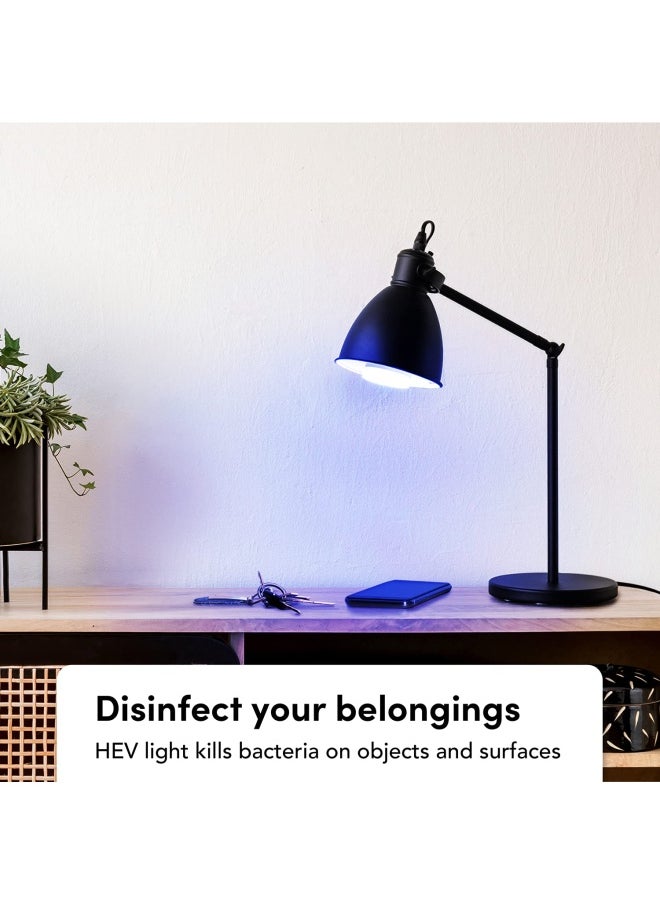Lifx - LIFX Clean  A19 1100 lumens  Full Color with Antibacterial HEV  Wi-Fi Smart LED Light Bulb  No Bridge Required  Compatible Alexa  Hey Google  HomeKit and Siri  2-Pack - Image 1