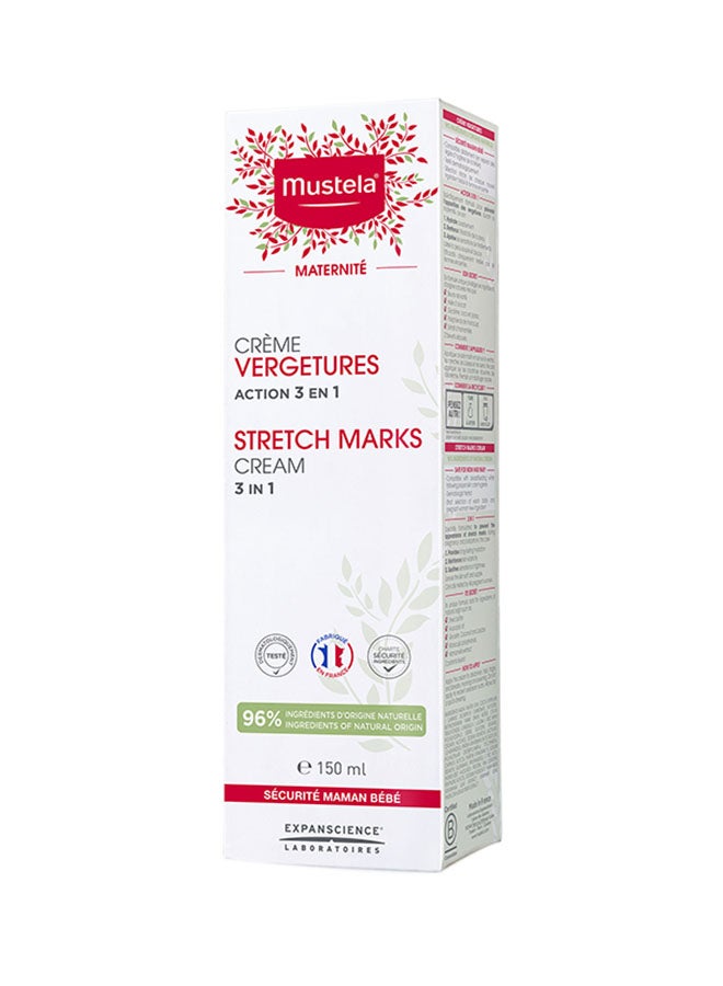 Mustela 3-In-1 Maternite Stretch Marks Cream 150ml - Image 2