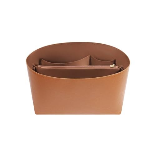 ZTUJO Purse Organizer Insert For Handbags For Le Pliage Ultralight Waterproof DupontPaper Upgraded Purse Organizer Insert Brown Medium - Image 1