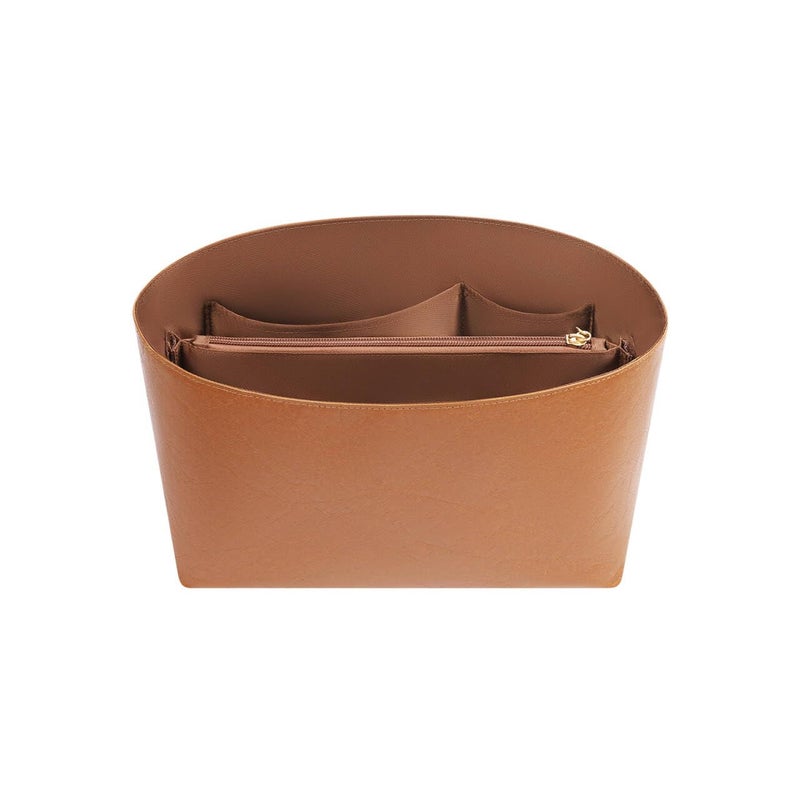 ZTUJO Purse Organizer Insert For Handbags For Le Pliage Ultralight Waterproof DupontPaper Upgraded Purse Organizer Insert Brown Medium - Image 2