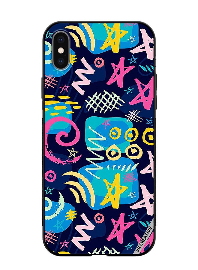 VR CREATIVE Protective Case Cover For Apple iPhone XS Max Design Multicolour - Image 1