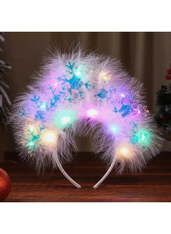 Light Up Snowflakes Headband Led Christmas Headband Glowing Feather Hair Band Xmas Holiday Costume Hair Accessories For Women And Girls - pzsku/ZB380024751091F60B2FFZ/45/_/1734183059/04e0d00e-975e-481d-bf22-634bd745f89d