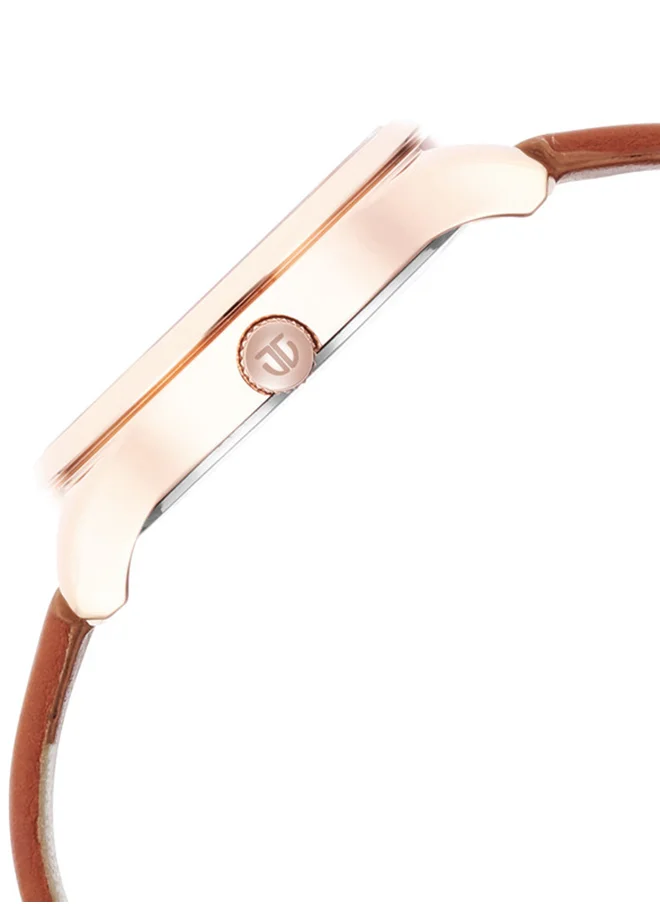 تيتان Leather Analog Wrist Watch 2649WL02