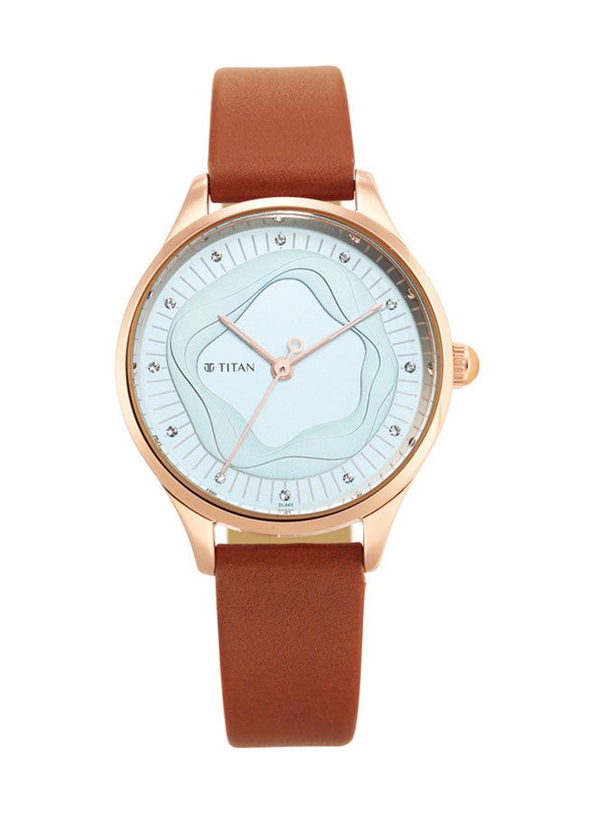 TITAN Leather Analog Wrist Watch 2649WL02 - Image 2