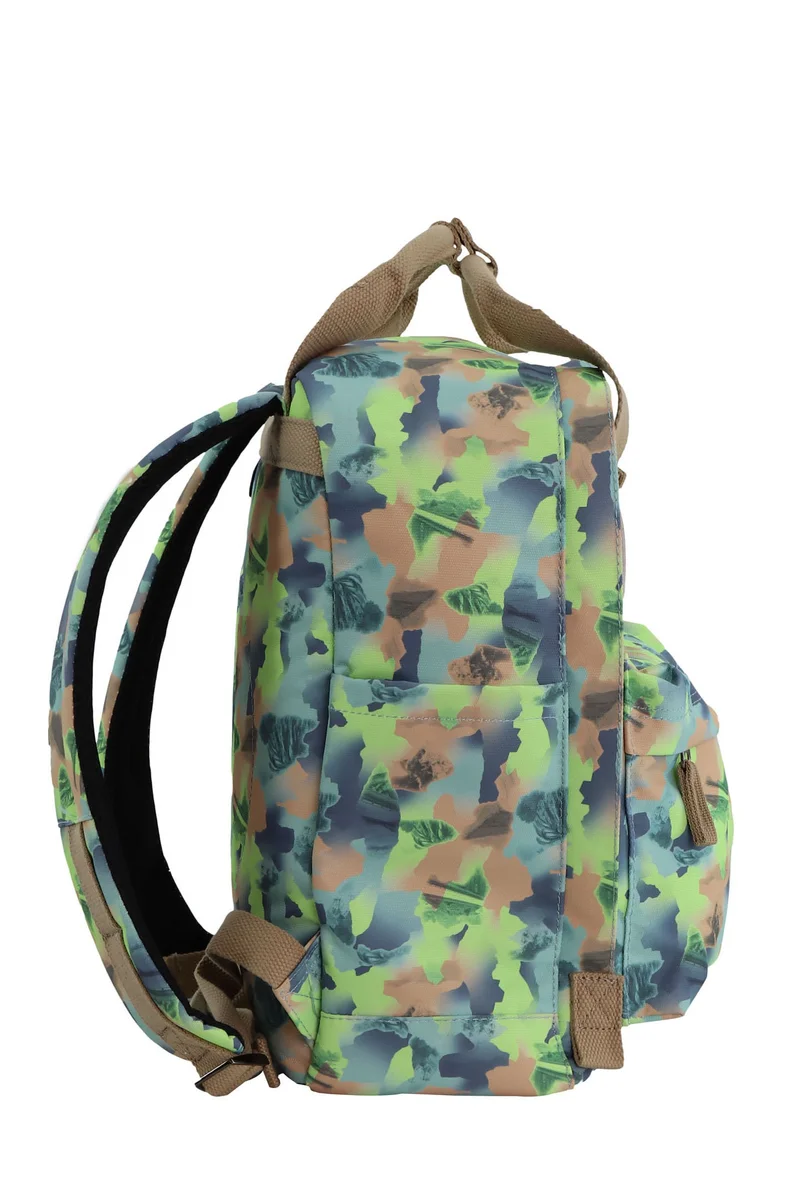 Discovery Discovery Cave Backpack 13L – Lightweight, Eco-Friendly Laptop Backpack, Everyday Bag with Multiple Pockets. Green Camouflage