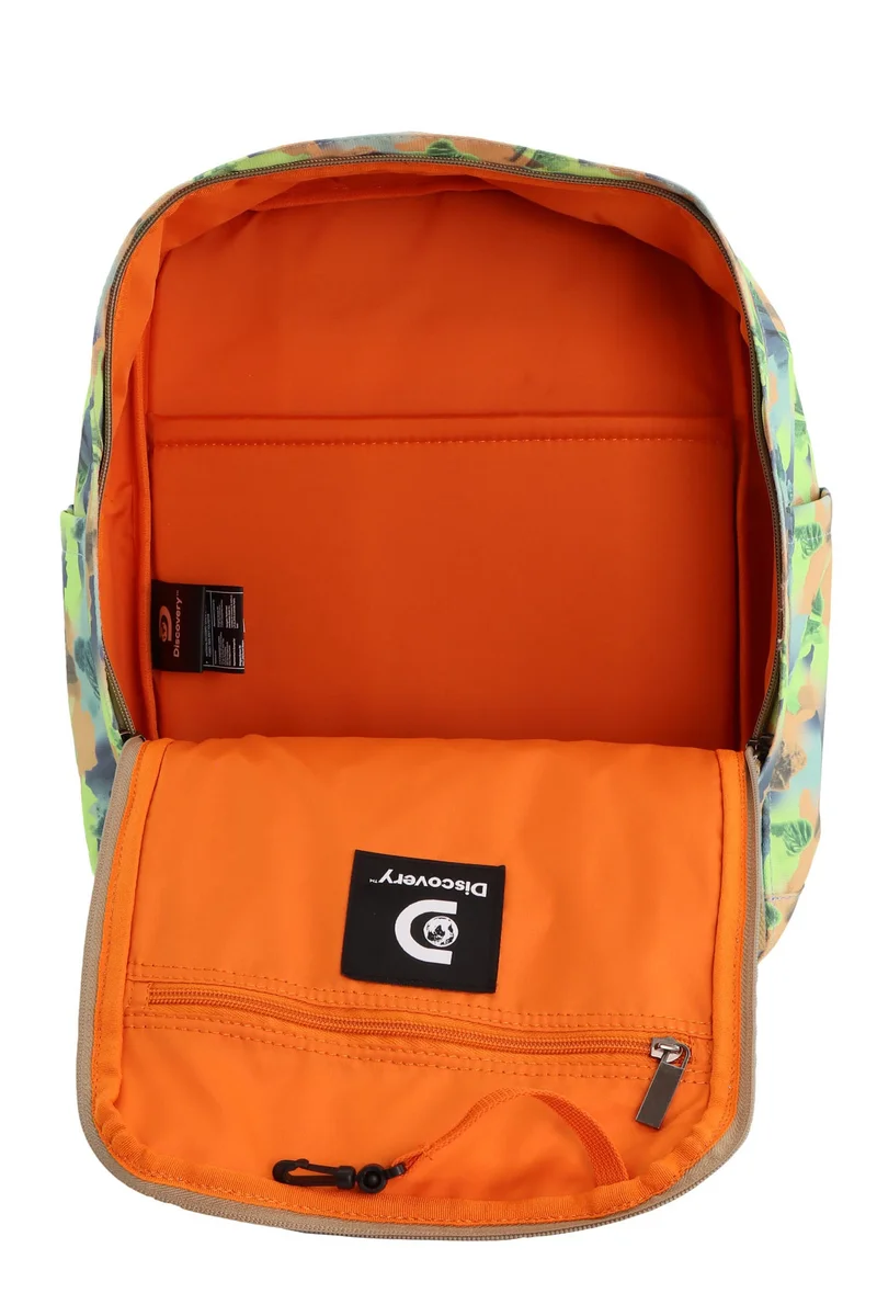 Discovery Discovery Cave Backpack 13L – Lightweight, Eco-Friendly Laptop Backpack, Everyday Bag with Multiple Pockets. Green Camouflage