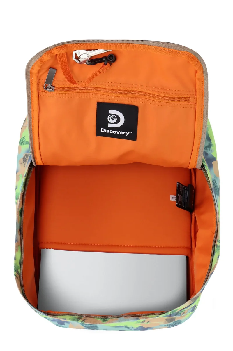 Discovery Discovery Cave Backpack 13L – Lightweight, Eco-Friendly Laptop Backpack, Everyday Bag with Multiple Pockets. Green Camouflage