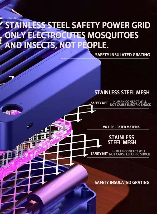 Generic DesertShield Mosquito Eliminator is designed for the regions of Saudi Arabia and the UAE. It adopts a dual - function approach. Firstly, it uses a special light spectrum to attract mosquitoes. Then, an efficient electric shock system quickly and effectively eliminates them. With its sleek design, it fits well in any indoor or outdoor setting  - Image 3