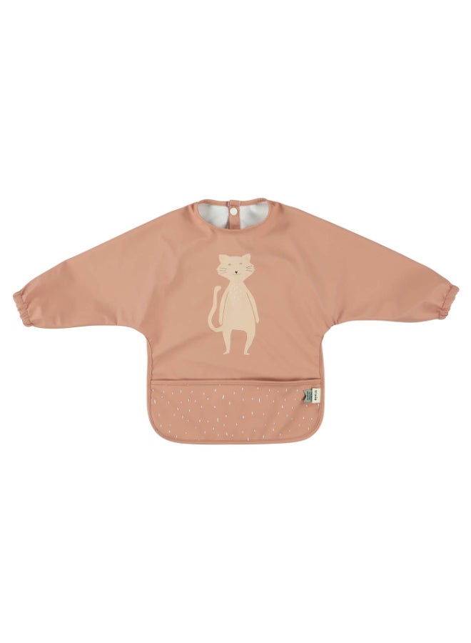 Trixie Waterproof Long Sleeve Bib With Pocket - Mrs. Cat - Image 1