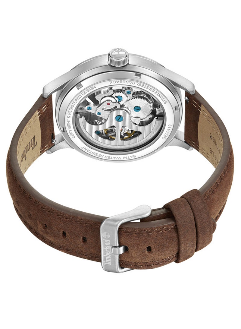 Timberland Men Jonesboro Blue Dial Nylon Strap Multifunction Watch for Men, 44mm - Image 3