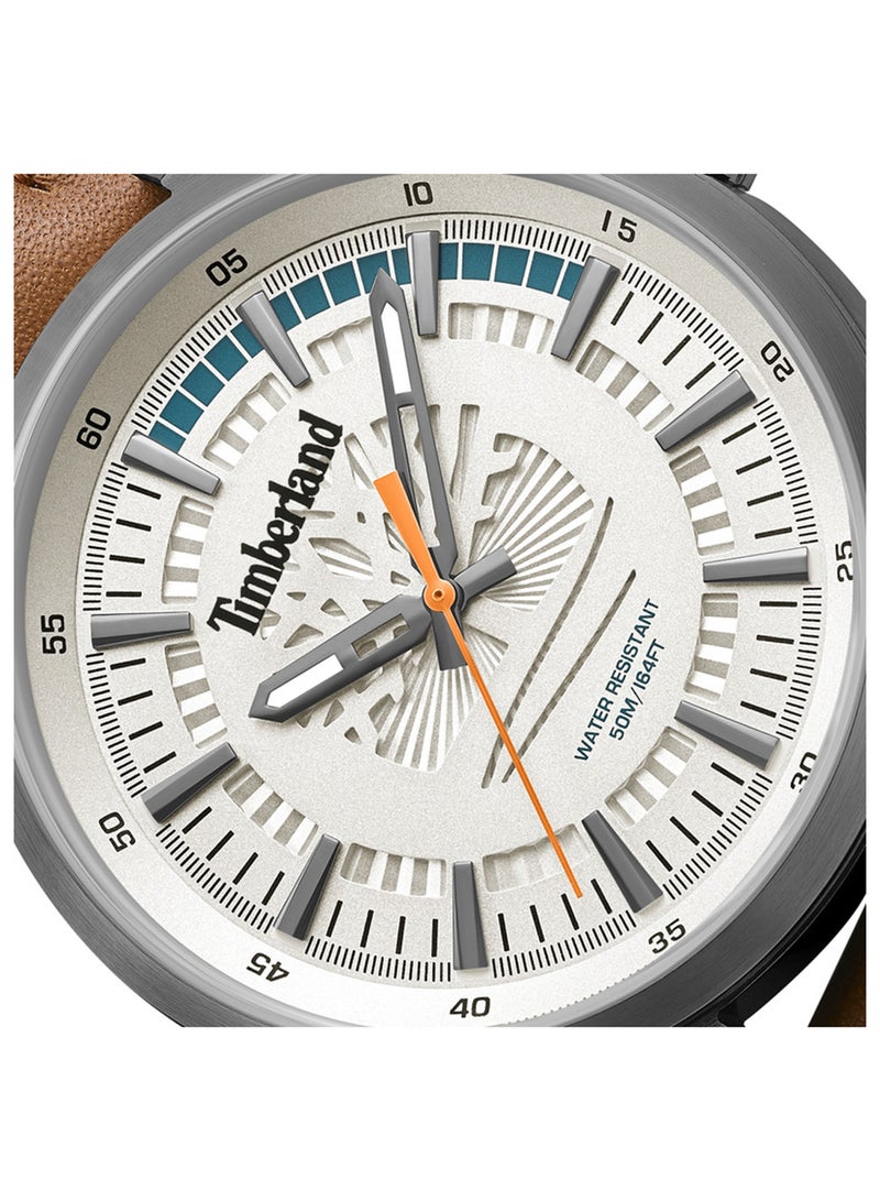 Timberland Men Jonesboro Blue Dial Nylon Strap Multifunction Watch for Men, 44mm - Image 4