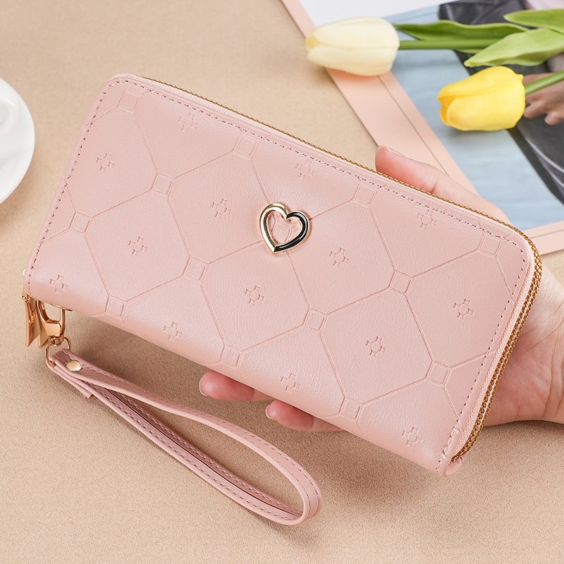 Multifunctional Solid Color PU Leather Wallet, RFID Blocking Design Portable Daily Storage Purse for Cards Cash Coin Business Use - Image 2