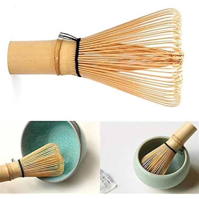 U-HOOME Bamboo Matcha Green Tea Whisk Set Japanese Ceremonial Matcha Chasen For Green Tea Powder Matcha Ceremony 100 Prong - Image 3