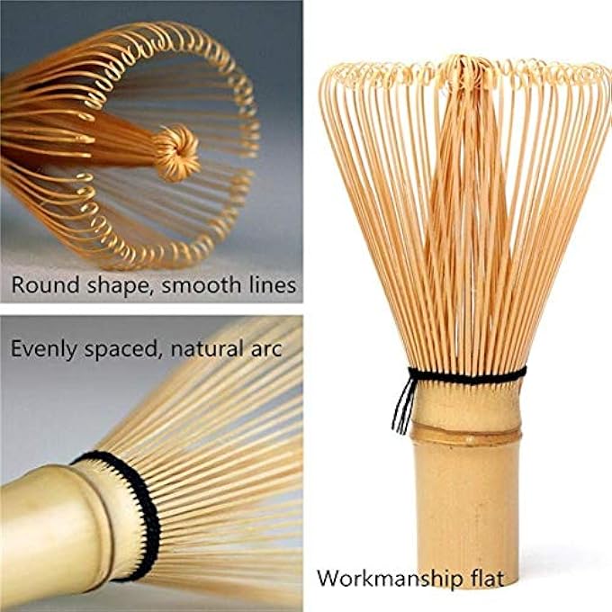 U-HOOME Bamboo Matcha Green Tea Whisk Set Japanese Ceremonial Matcha Chasen For Green Tea Powder Matcha Ceremony 100 Prong - Image 4
