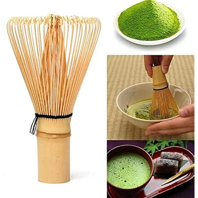 U-HOOME Bamboo Matcha Green Tea Whisk Set Japanese Ceremonial Matcha Chasen For Green Tea Powder Matcha Ceremony 100 Prong - Image 1