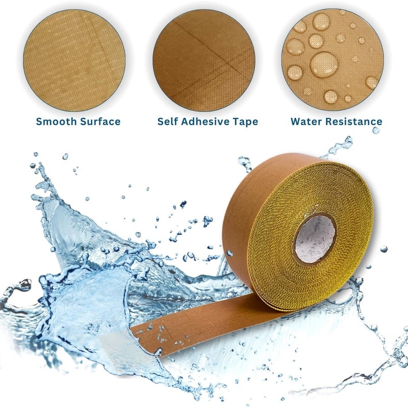 Smartpack Adhesive Teflon Tape Roll For Packaging of Sealing Machine Spare Parts | Adhesive Tape, Heating Tape, Heat Masking Tape, Industrial Coated Glass Tape | 1 Roll 3 INCH X 10M - Image 2
