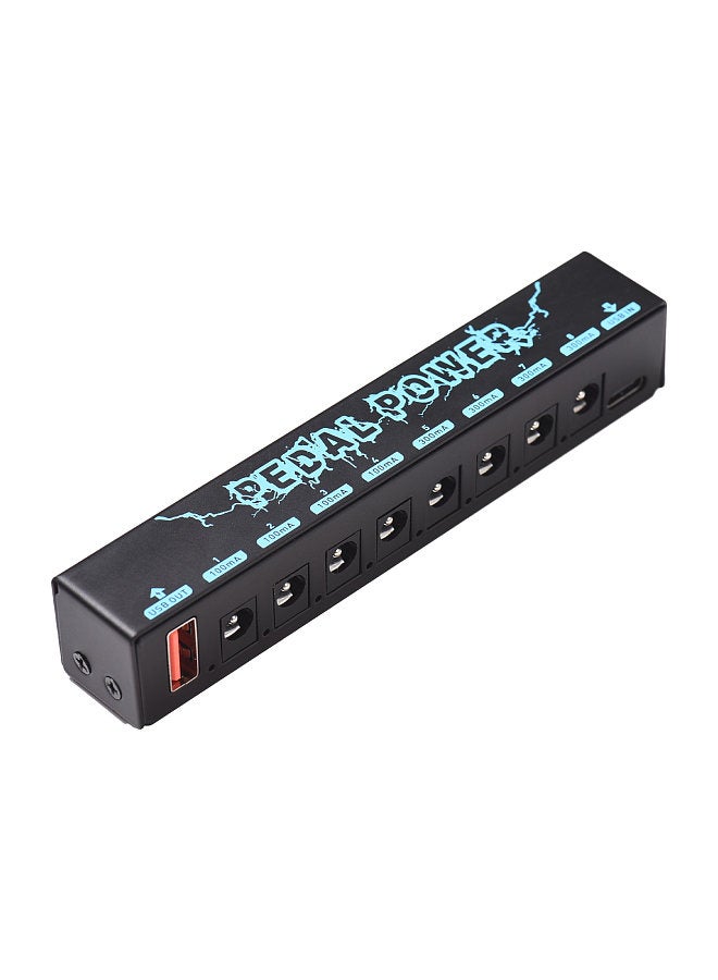 Generic Guitar Pedal Power Guitar Effector Power Supply 8 Isolated DC Output Isolated Power USB IN 5V 2.1A & 8 DC OUT 9V & 1 USB OUT  - Image 1