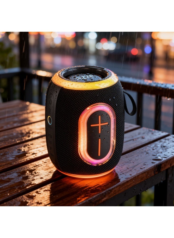 DUDAO Y22-B COLOR LED BLUETOOTH SPEAKER -BLK - Image 3