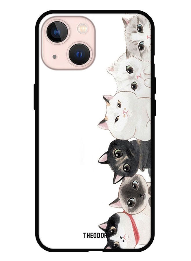 Theodor Protective Case Cover For iPhone 13 Cute Cats - Image 1