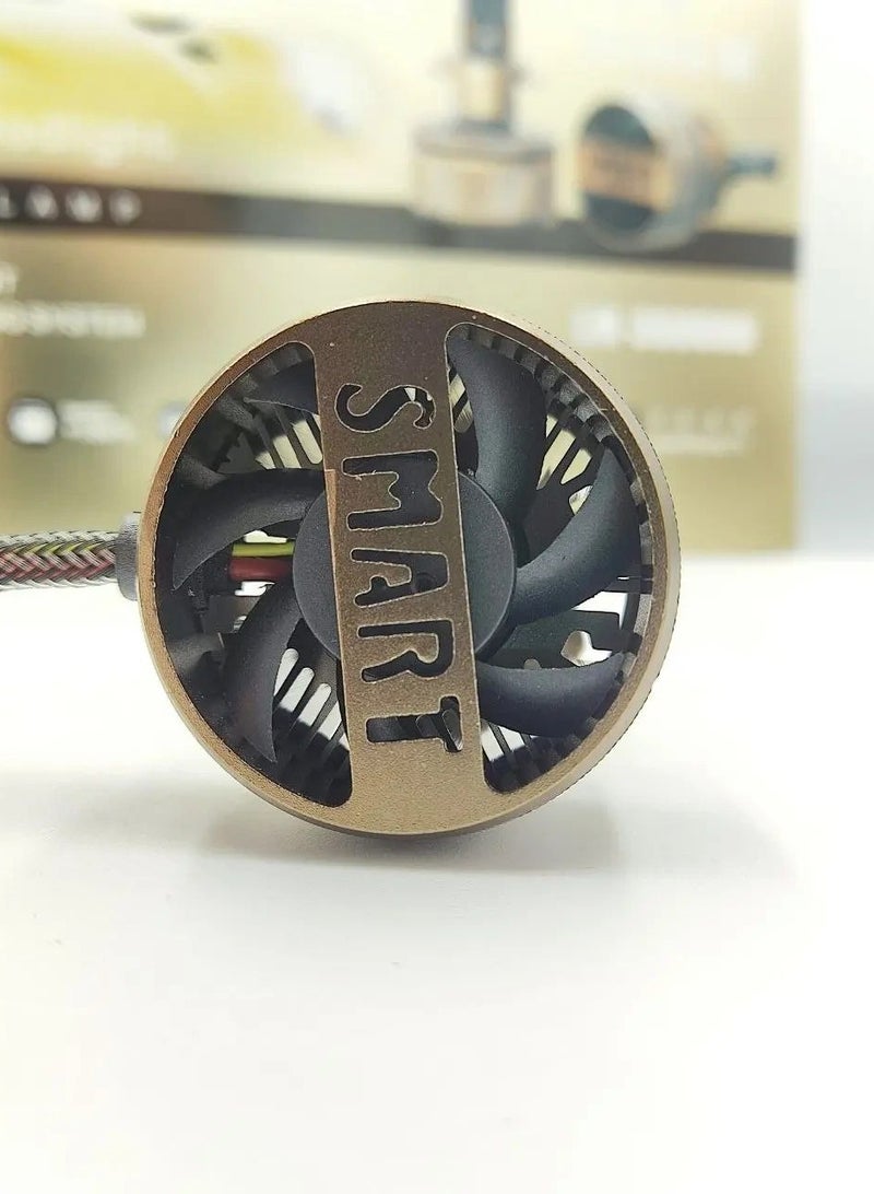 طقم ليد للسيارة H11 بقوة 200 واط – إضاءة فائقة مع نظام تبريد ذكي 2 قطعة - Image 5