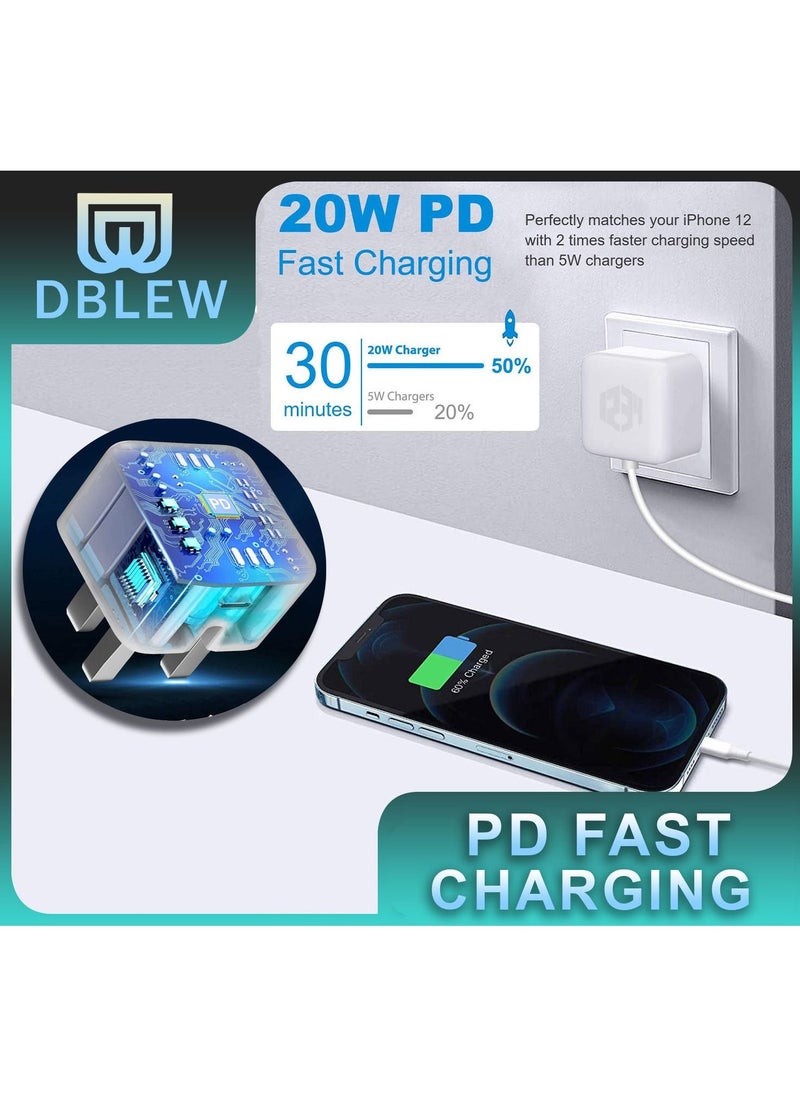 DBLEW 20W Fast Charging USB TYPE C Wall Power Plug Adapter Foldable PD Charger For Apple iPhone And Android  - Image 2