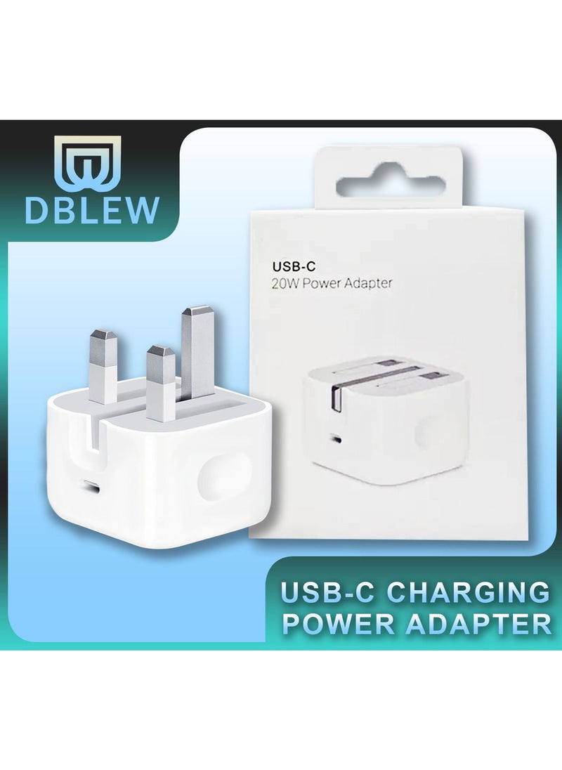 DBLEW 20W Fast Charging USB TYPE C Wall Power Plug Adapter Foldable PD Charger For Apple iPhone And Android  - Image 1