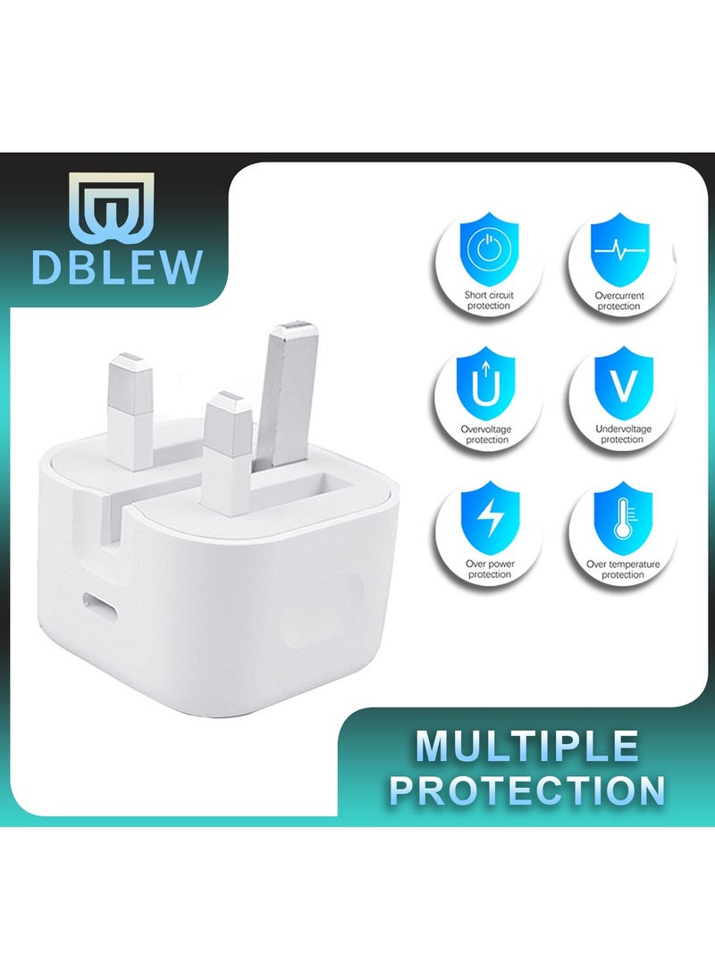 DBLEW 20W Fast Charging USB TYPE C Wall Power Plug Adapter Foldable PD Charger For Apple iPhone And Android  - Image 3