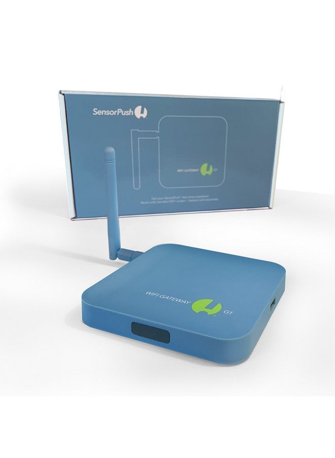 SensorPush G1 WiFi/Ethernet Gateway. Receive Data/Alerts from Anywhere via Internet. No Monthly Fee. Unlimited History. Developed/Supported/Hosted in USA. iPhone/Android App/Web Dashboard/Alexa