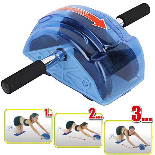 CfoPiryx Ab Roller for Abs Workout Abdominal Exercise Rollers, Abdominal Roller 4 Wheels Muscle Exerciser Fitness Training Rollers, for Men Women Gym Exercise Fitness - Image 2