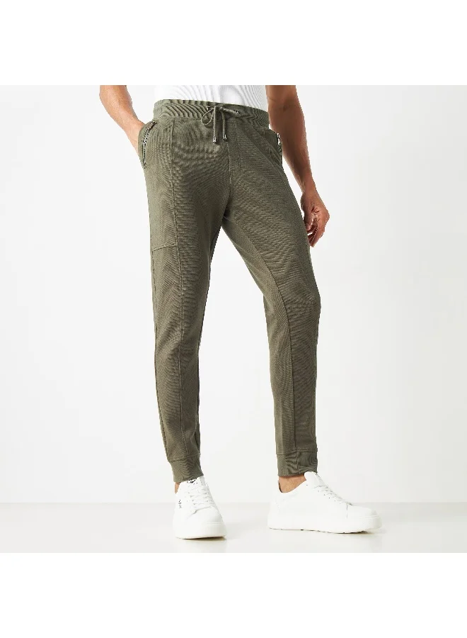 Iconic Iconic Mosean Joggers with Drawstring Closure and Pockets