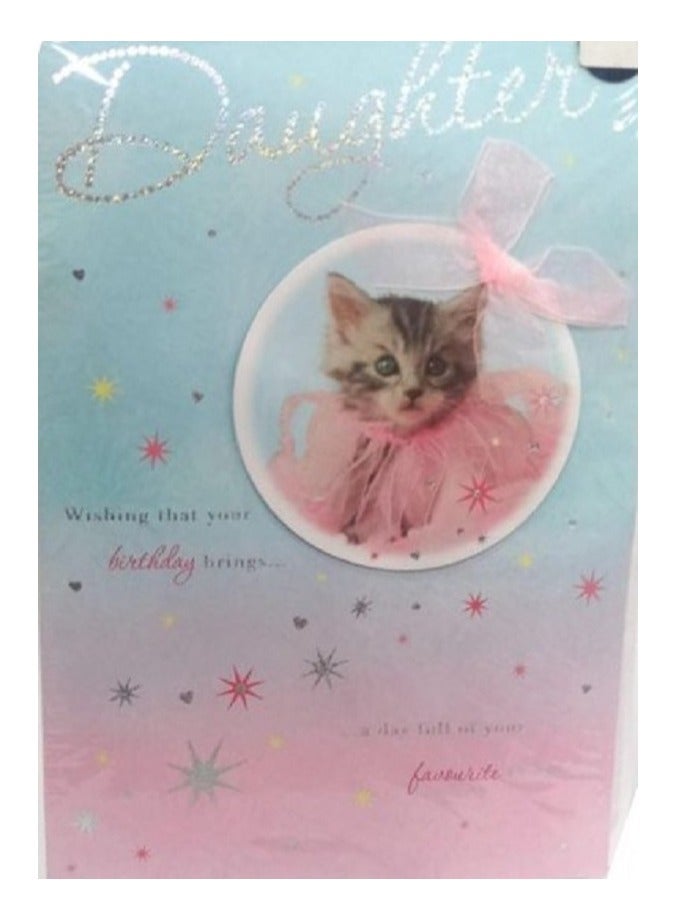 Generic Very special birthday greeting card with cute cat, with envelope exclusively designed, 21* 13 cm  - Image 3