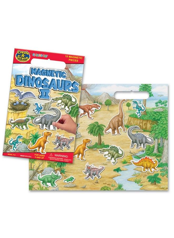 PlayMonster Create A Scene Magnetic Playset Dinosaurs - Image 5
