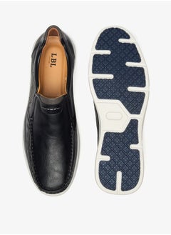 LBL by Shoexpress Stitch Detail Slip-On Loafers  - Image 4