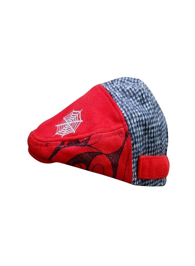 V3E قبعة بيري فاخرة للأطفال من V3E (حمراء، 03-08 سنوات) - Image 1