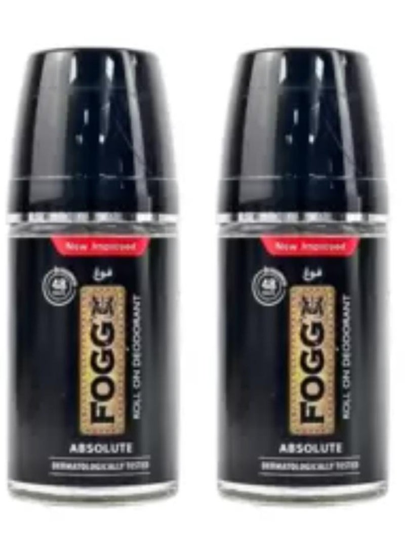 فوج مزيل عرق رول أون أبسولوت للرجال 50 مل، قطعتين