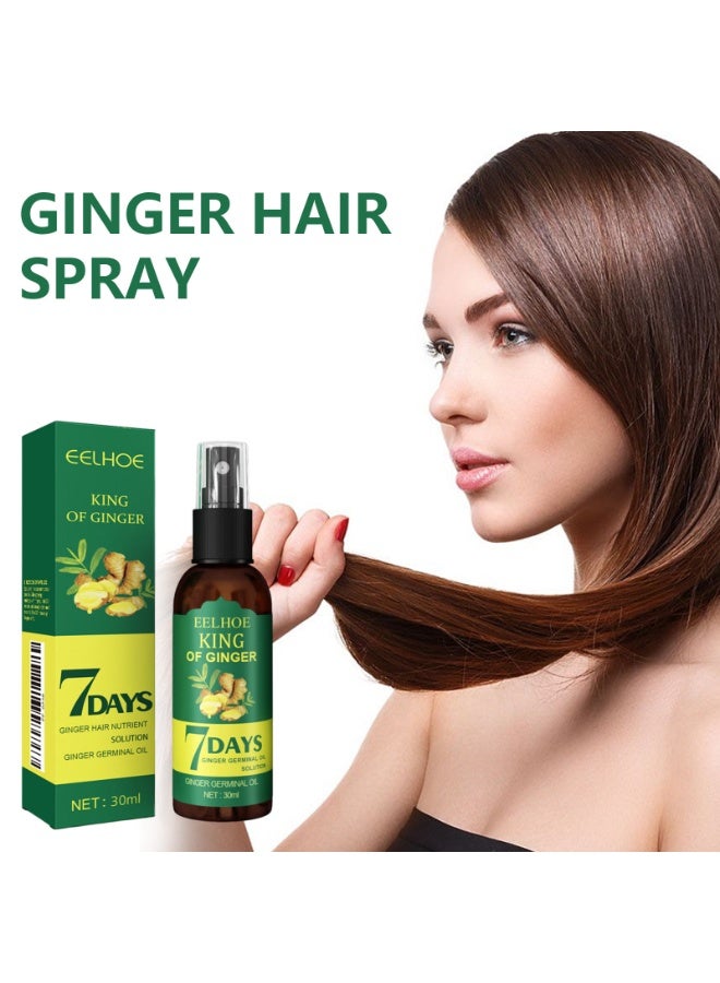 EELHOE Ginger Hair Spray Strong Hair Care Massage Scalp Soft Hair Care Spray - Image 1