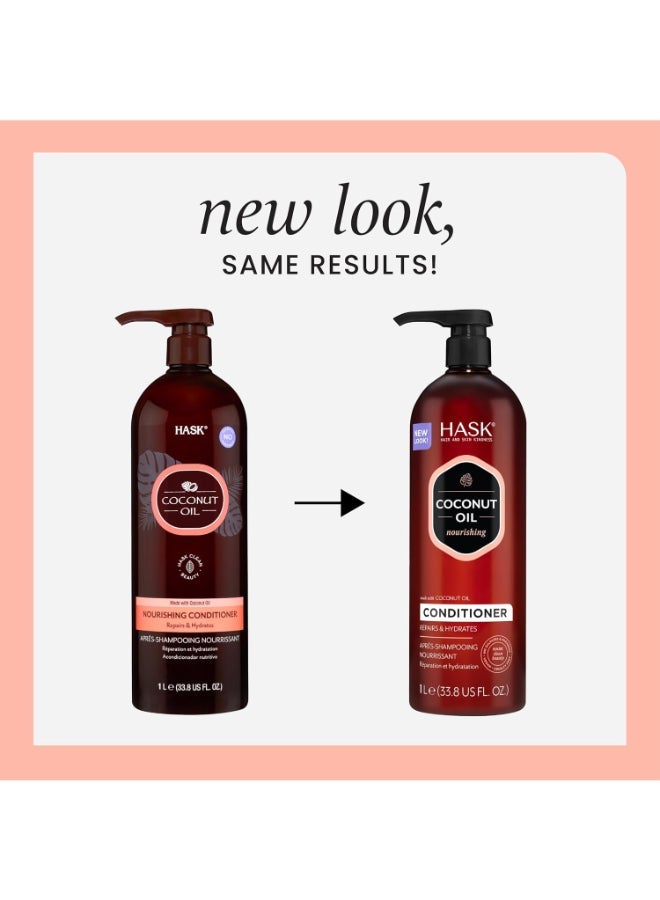 HASK Coconut Oil Nourishing Conditioner 1 L 1Liters - Image 4