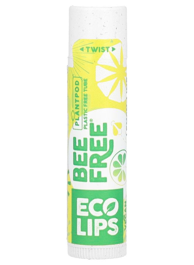 Eco Lips Bee Free Vegan Lip Balm Lemon-Lime 0.15 oz (4.25 g)