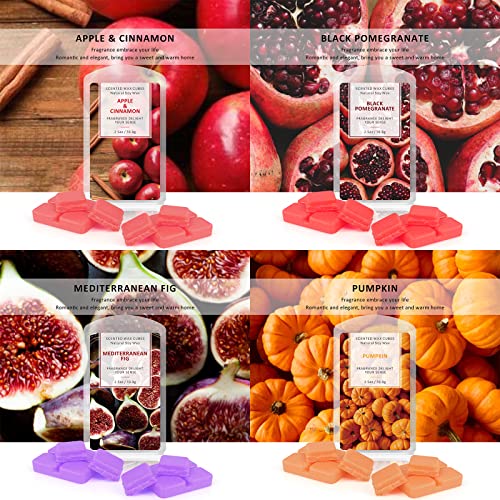 STRN Scented Wax Melts Wax Cubes, Long Lasting Scent Soy Wax Cubes for Warmer Wax Melts Candle Making Gift Set for Fall and Winter 16 Pack (16x2.5oz) - Image 3