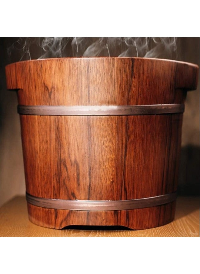 globalstar - Globalstar Thick Wooden Pedicure Barrel - Sturdy Foot Soak Tub for Spa-like Relaxation - Image 1