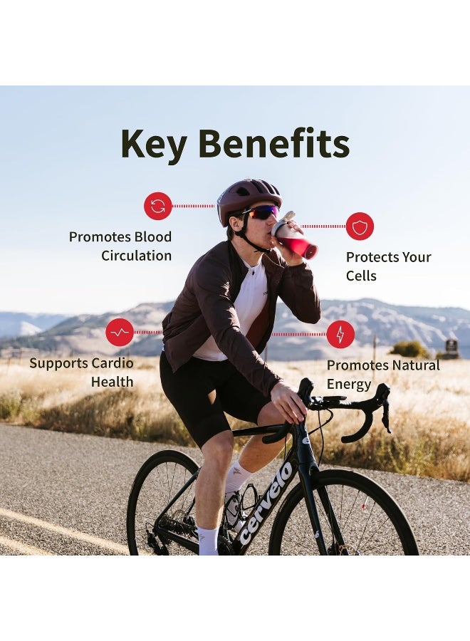 SNAP SUPPLEMENTS - Organic Nitric Oxide Booster Beet Root Powder | Supports Blood Pressure, Heart Health, Natural Energy | Circulation Superfood (Single Serve Packs) - Image 5